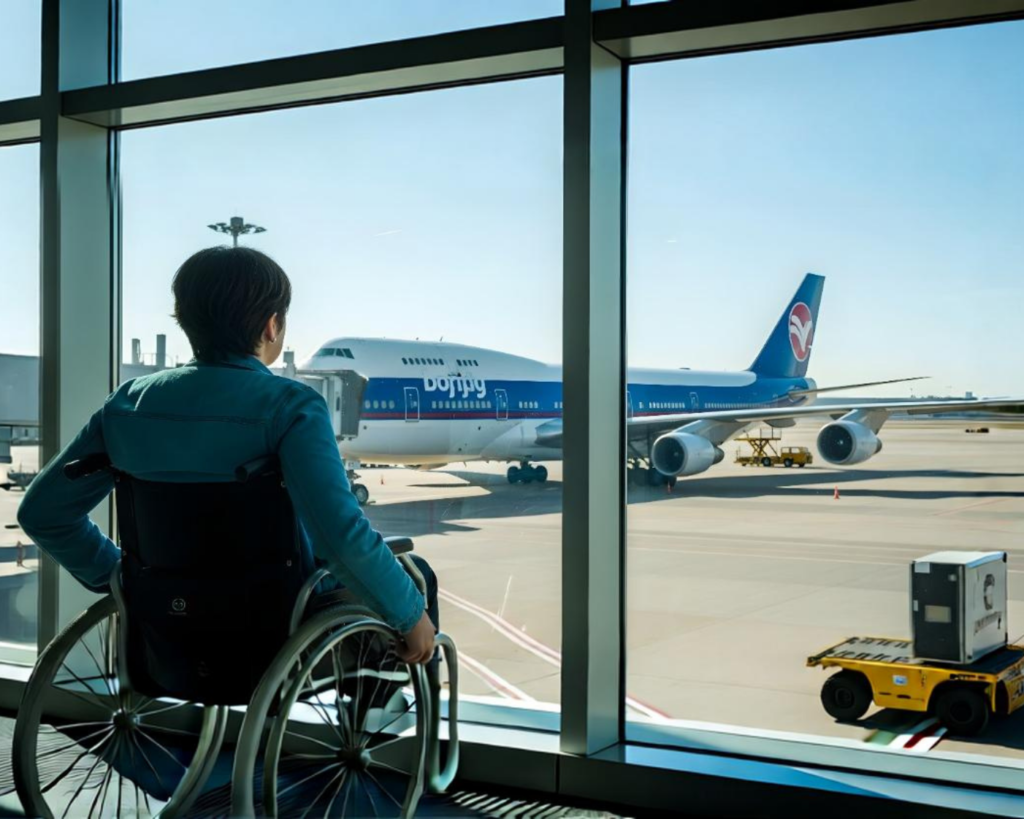 Learn about how flying with mobility equipment works with the UK airlines and airports and our advice on the best chairs for travelling.