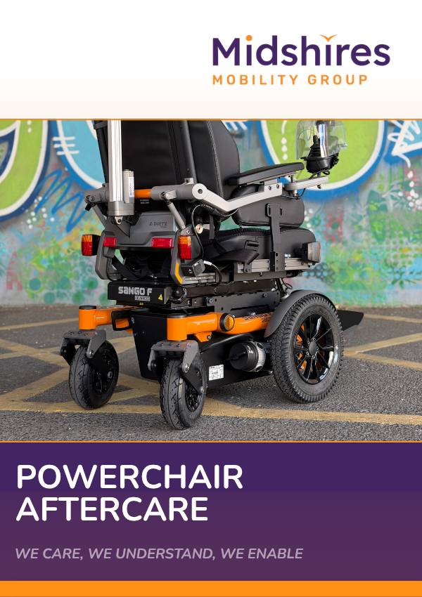 Powerchair Aftercare Guide Cover