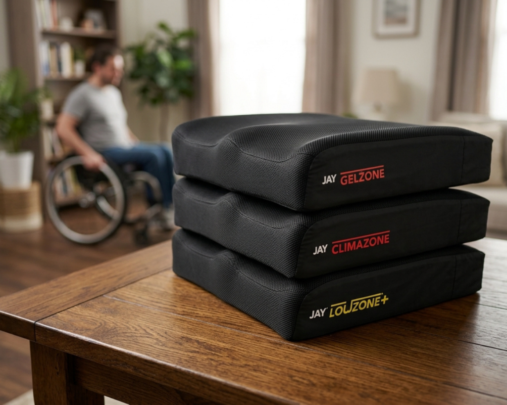 Compare foam, gel and air wheelchair cushions to find the right support for your needs.